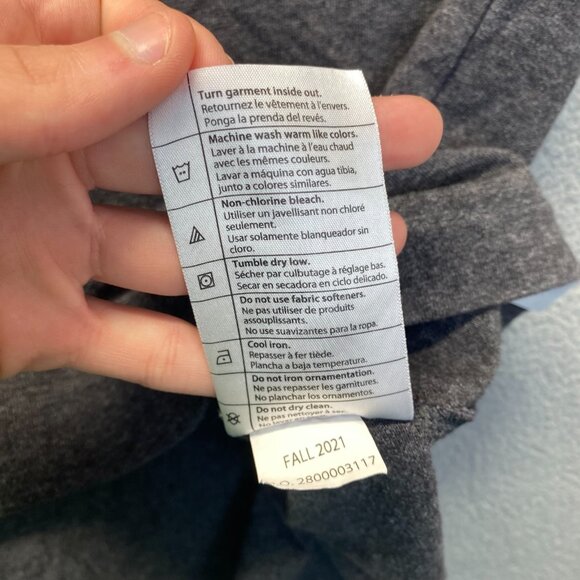 Carhartt Men’s Size 2XL Relaxed Fit Shirt Long Sleeve,Dark Gray  Logo - Picture 8 of 12